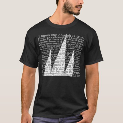 I Dont Think I KNOW The Temple Is True T_Shirt