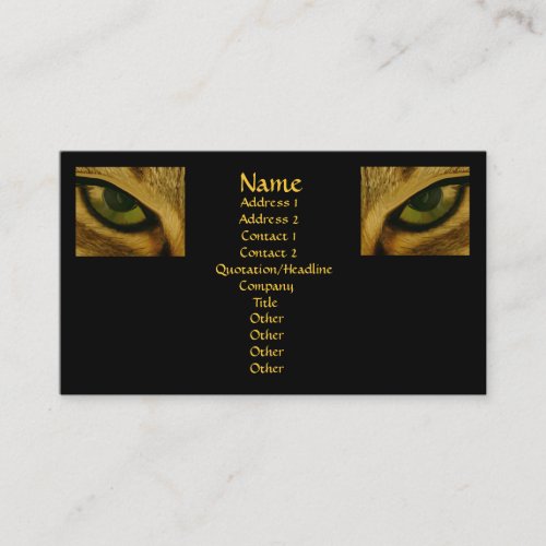 I Don't Think So v2 business card