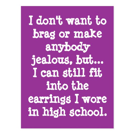 I Don't Want to Brag... Postcard | Zazzle