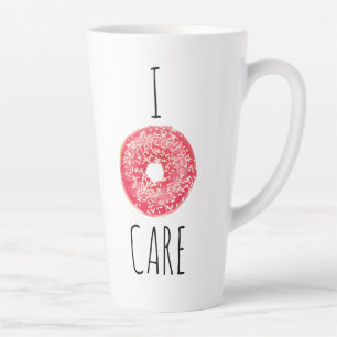I Donut Care Art Latte Mug