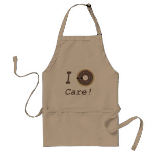 I Donut Care! chocolate Adult Apron