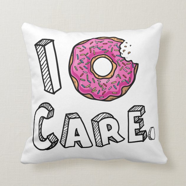 donut throw pillow