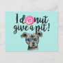 I Donut Give A Pit | Funny Pit Bull Terrier Dog Postcard