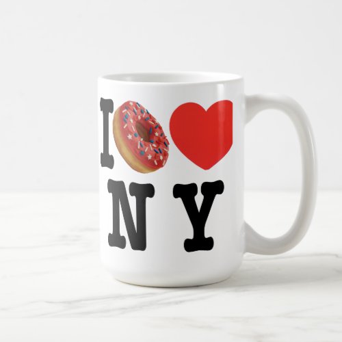 I Donut Love NY Mug