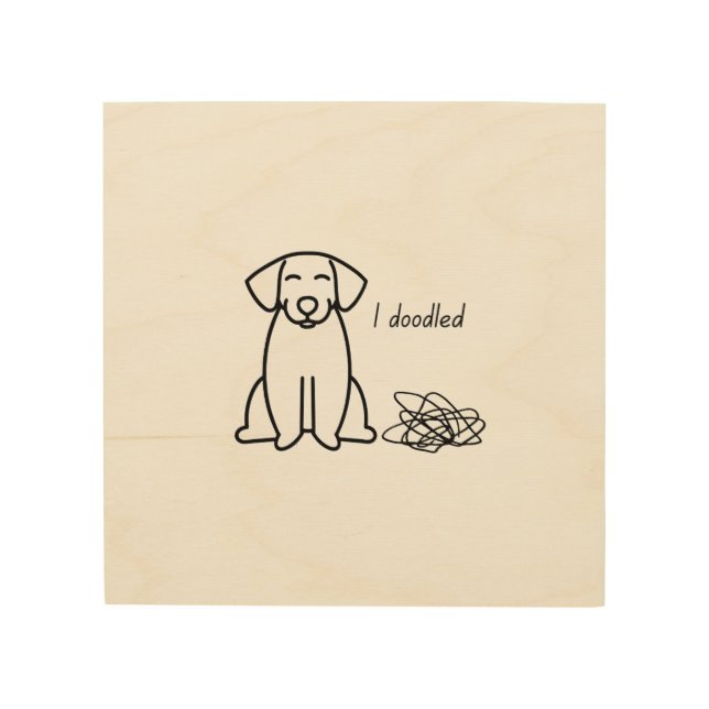 I doodled wood wall art (Front)