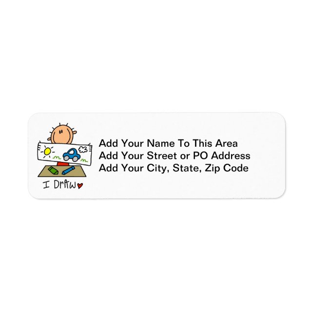 I Draw Label (Front)