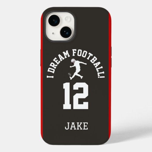 I Dream Football I Sports Team Jersey_Inspired Case_Mate iPhone 14 Case