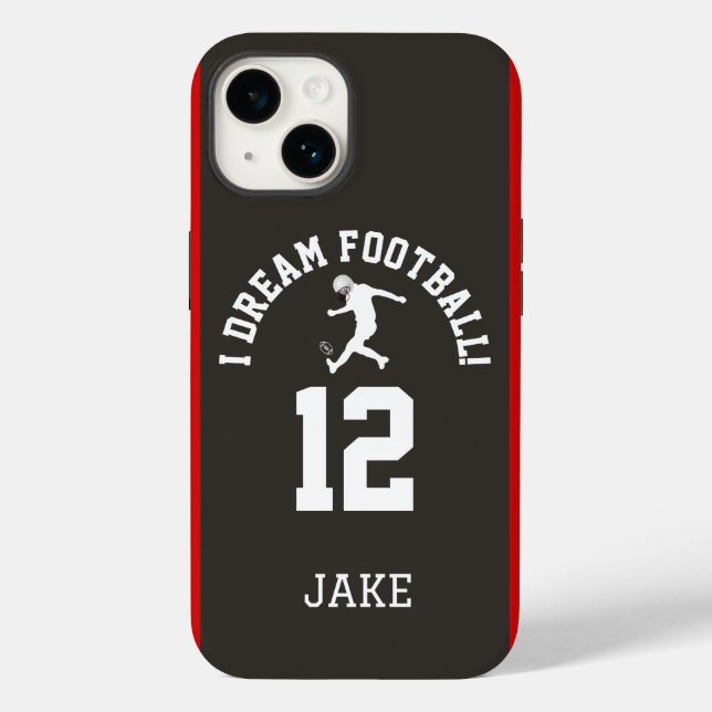 I Dream Football I Sports Team Jersey-Inspired Case-Mate iPhone Case (Back)