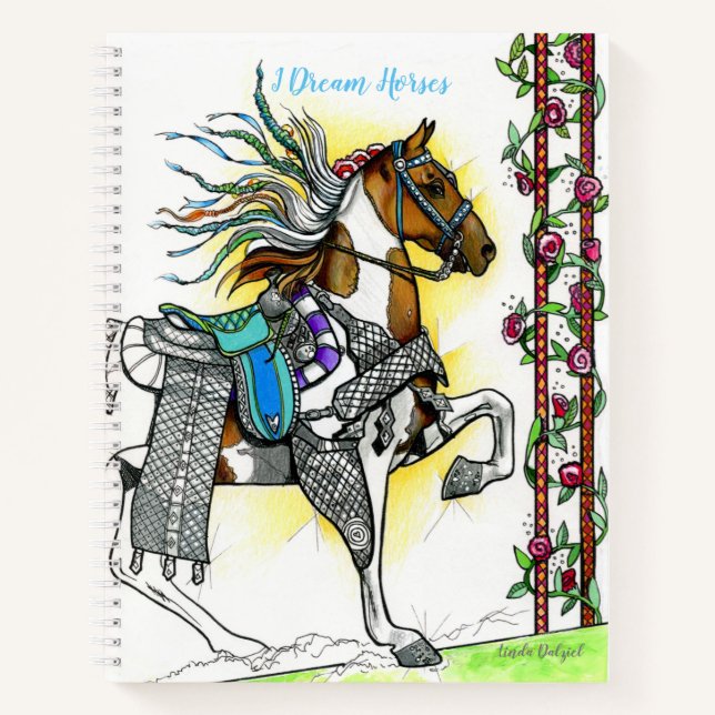 I DREAM HORSES Creative Book by Linda Dalziel (Front)