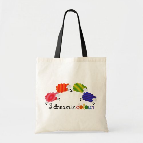 I Dream in Colour Sheepy tote