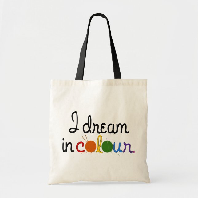 I Dream in Colour tote - for lights Bag (Front)