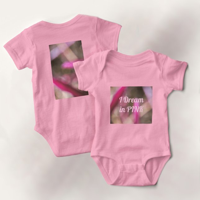 I Dream in Pink Baby Bodysuit (Creator Uploaded)