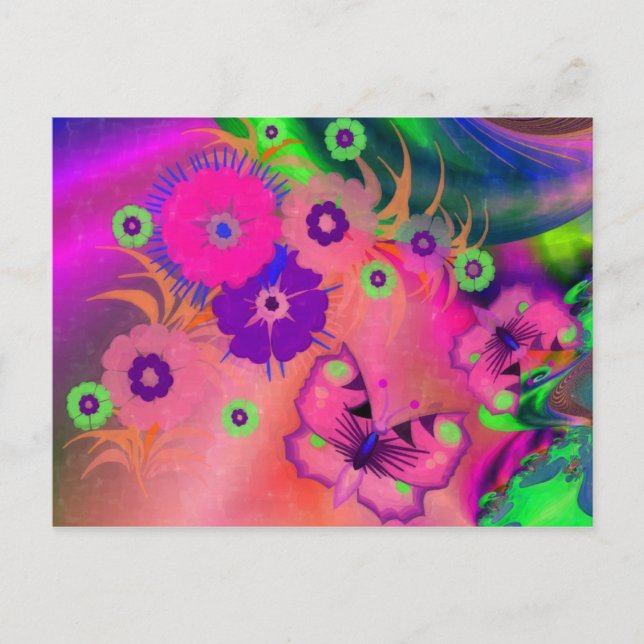 I Dream Of Butterflies Postcard (Front)