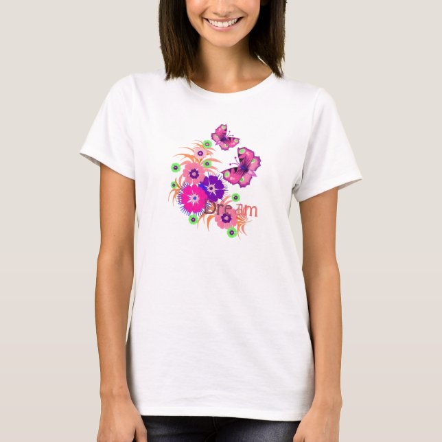 I Dream Of Butterflies T-Shirt (Front)