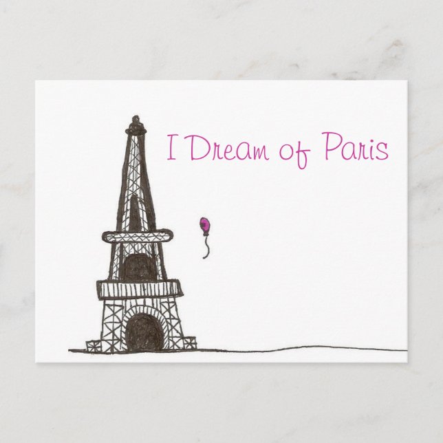 I Dream Of Paris, 2 Postcard (Front)