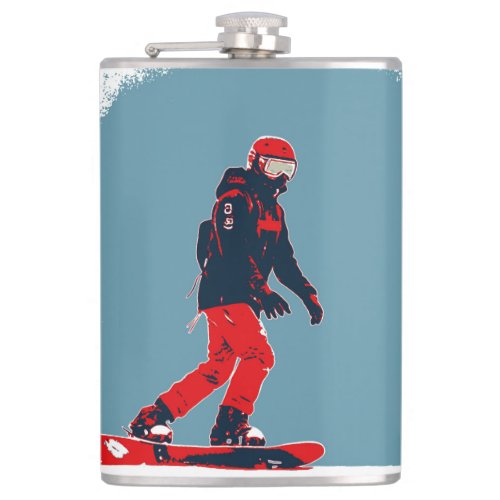 I Dream of Snowboarding _ Snowboarder Flask