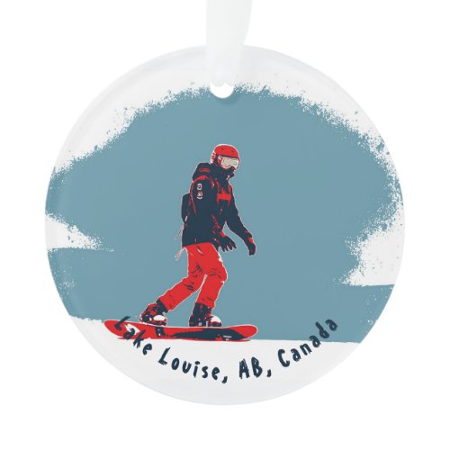 I Dream of Snowboarding - Snowboarder Ornament
