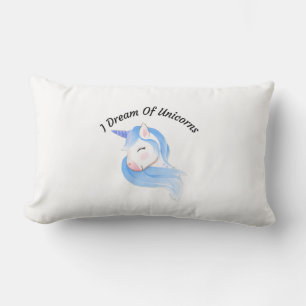 I Dream Of Unicorns Lumbar Pillow