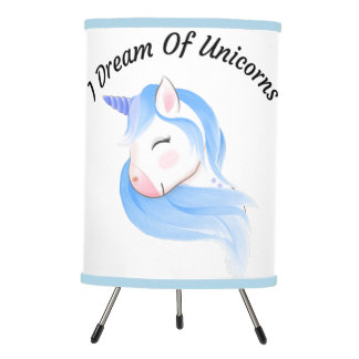 I Dream Of Unicorns Tripod Lamp
