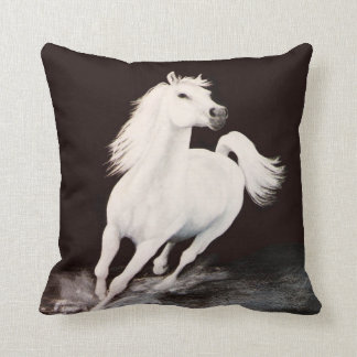 I Dreamed Him White Throw Pillow