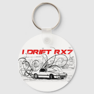 I Drift RX7 Keychain
