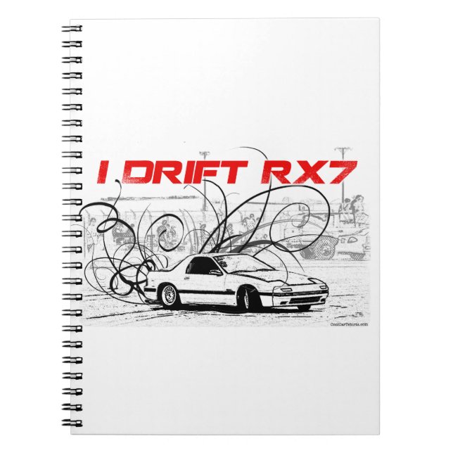I Drift RX7 Notebook (Front)