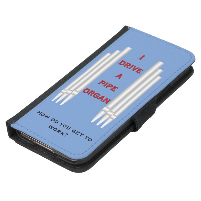 I drive a pipe organ galaxy wallet blue (Bottom)