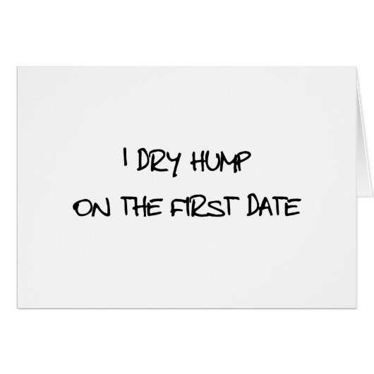 I Dry Hump (Front Horizontal)