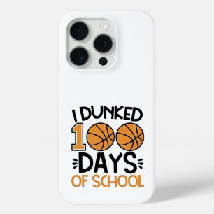I Dunked 100 Days of School Basketball Player iPhone 15 Pro Case