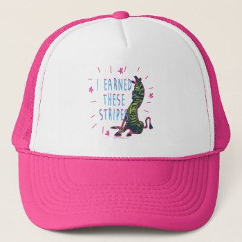 I Earned These Stripes Trucker Hat by madagascar at Zazzle