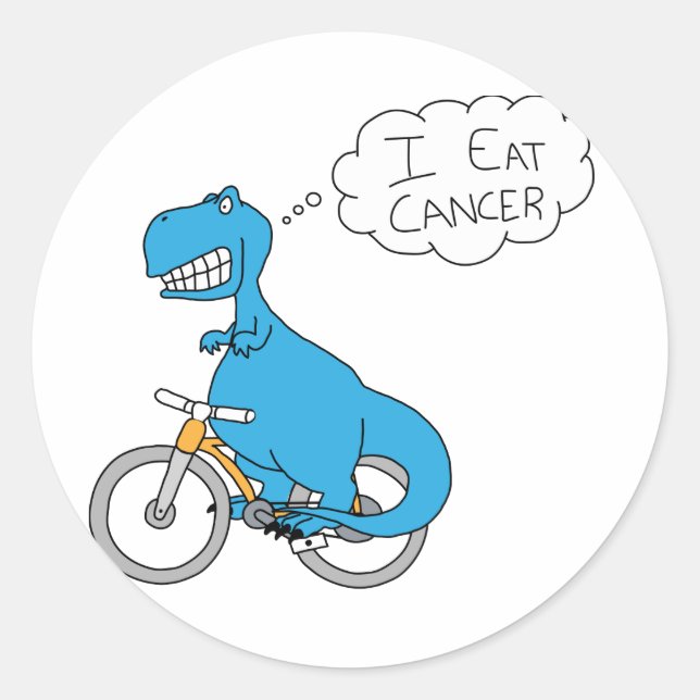 I eat cancer sticker (Front)
