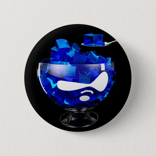 I Eat Drupal for Breakfast: Button (Front)