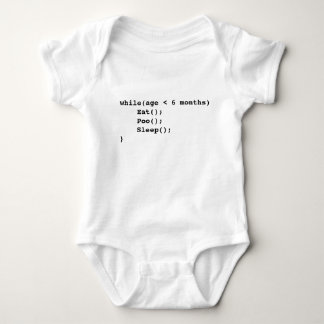 I eat I poo I sleep programing baby Bodysuit