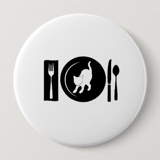 I eat ... pinback button