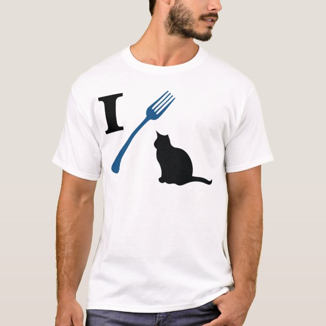 I Eat Pussy Cats T-Shirt (Front)