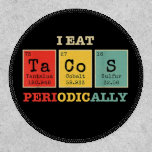 I Eat Tacos Periodically Patch<br><div class="desc">I Eat Tacos Periodically collection is perfect for taco lovers and science enthusiasts! These fun designs combine chemistry elements with a passion for delicious tacos. Whether you're looking for a t-shirt for Taco Tuesday, a tote bag to carry your favorite snacks, or a mug to showcase your culinary humor, this...</div>
