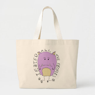 I Eated All the Peoples Large Tote Bag