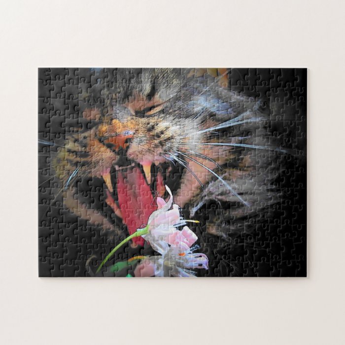 I eated your flowers by djoneill jigsaw puzzle