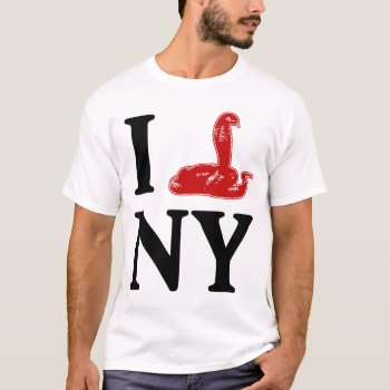 I Egyptian Cobra New York T-shirt by clonecire at Zazzle