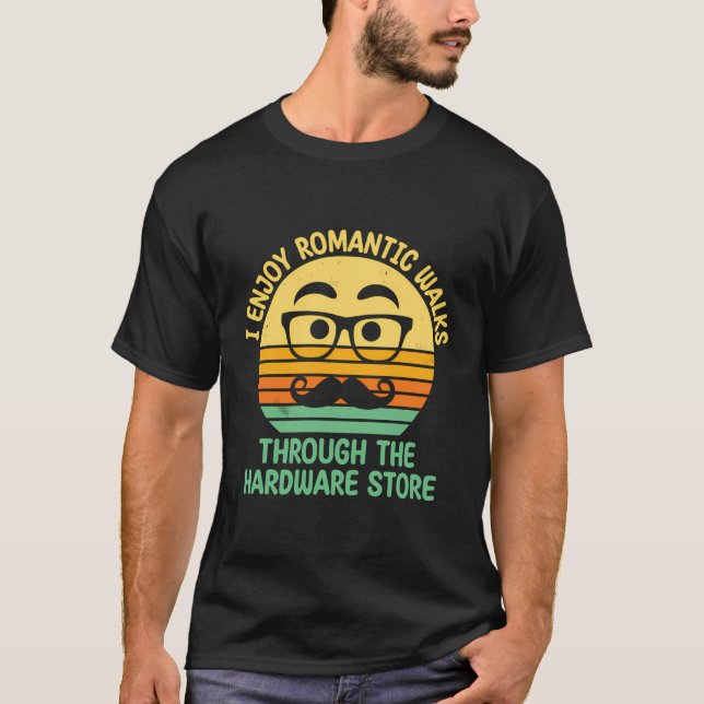 I Enjoy Romantic Walks Through The Lifestyle Daddy T-Shirt (Front)