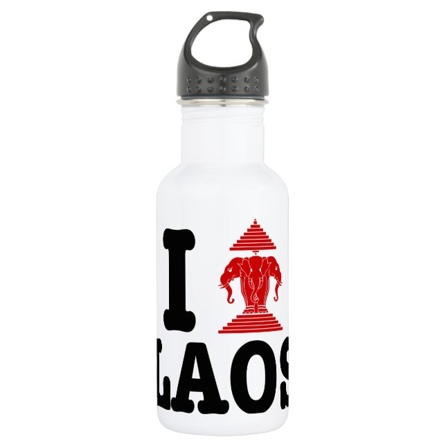 I Erawan (Love) Laos Water Bottle (Front)
