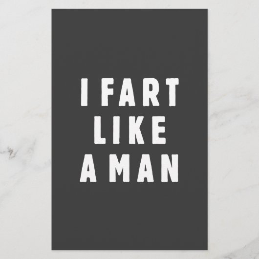 I fart like a man - proud to be loud (Front)
