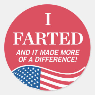 I Farted Voting Sticker