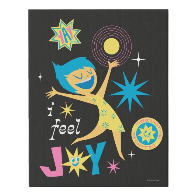 I Feel Joy Faux Canvas Print (Front)