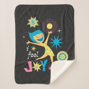 I Feel Joy Sherpa Blanket