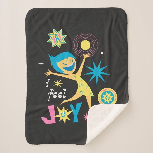 I Feel Joy Sherpa Blanket (Front)
