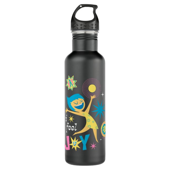I Feel Joy Stainless Steel Water Bottle (Front)