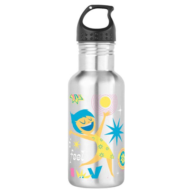 I Feel Joy Stainless Steel Water Bottle (Front)