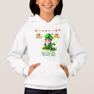 I Feel Lucky Today –St. Patrick’s Day Lucky Desing Hoodie