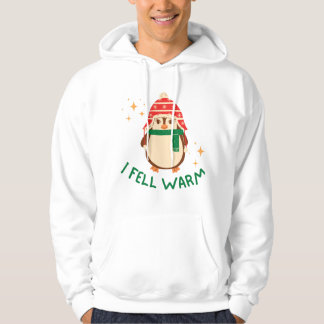 I feel warm pingouin hoodie